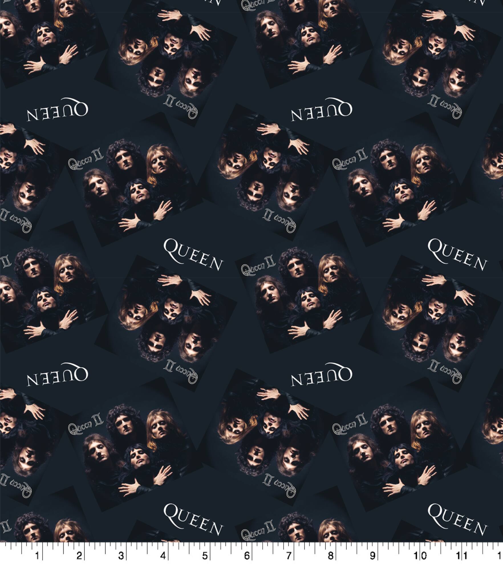 Bravado Packed Queen Faces Fabric